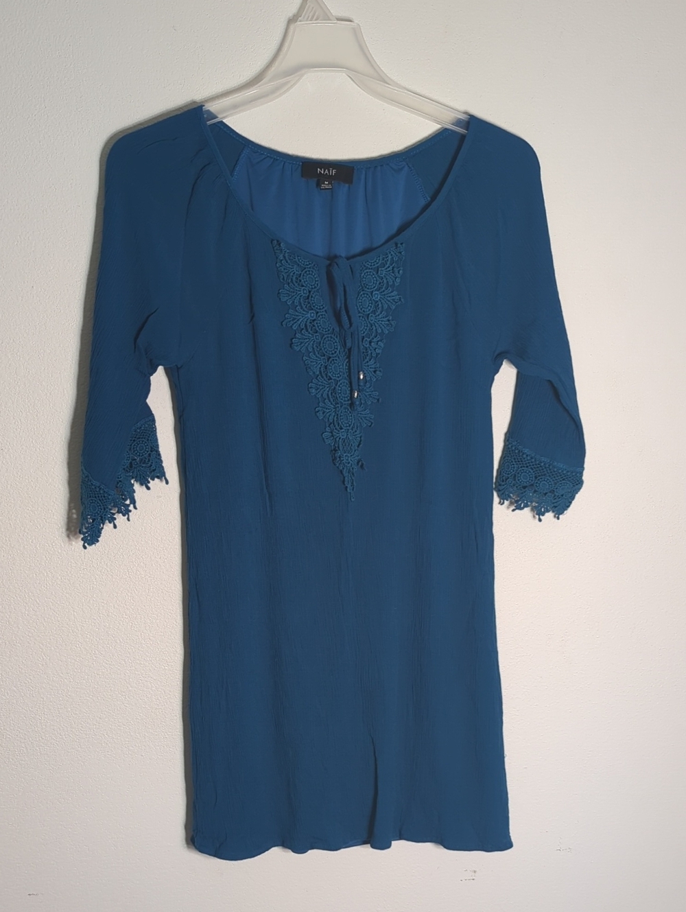 Naif Womens Dress Fairy Whimsigoth Enchanted Lace Boho Beachy Resort Medium - Picture 1 of 10